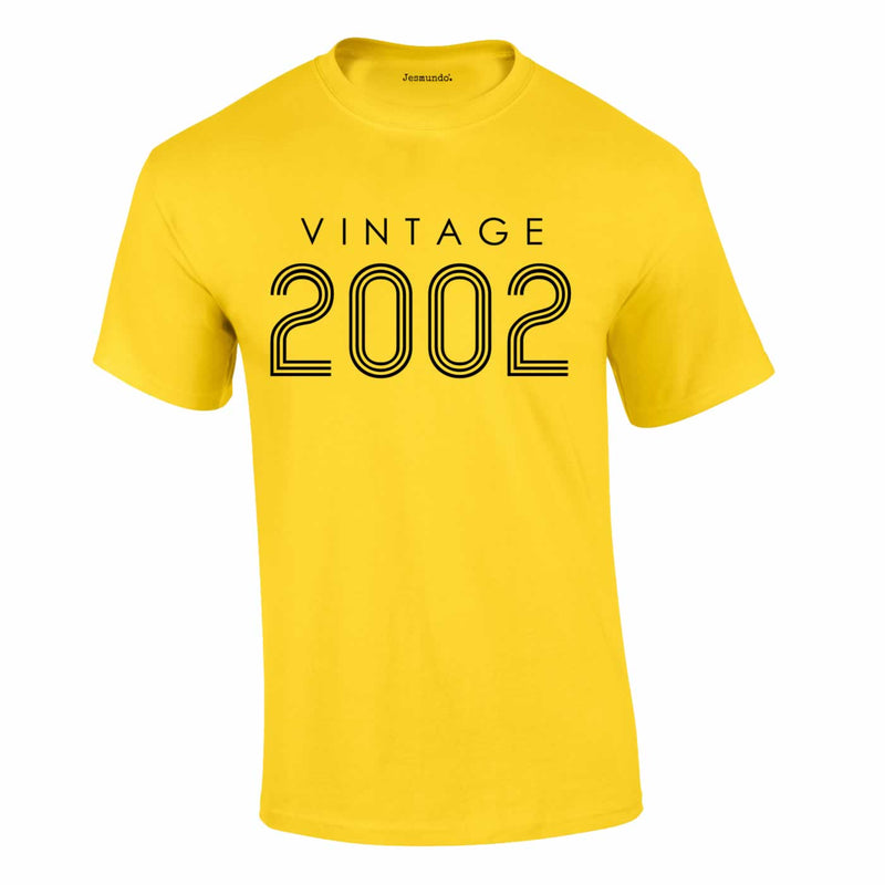 Vintage 2002 Tee In Yellow