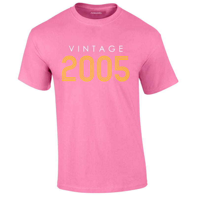 Vintage 2005 Tee In Pink