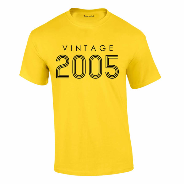 Vintage 2005 Tee In Yellow