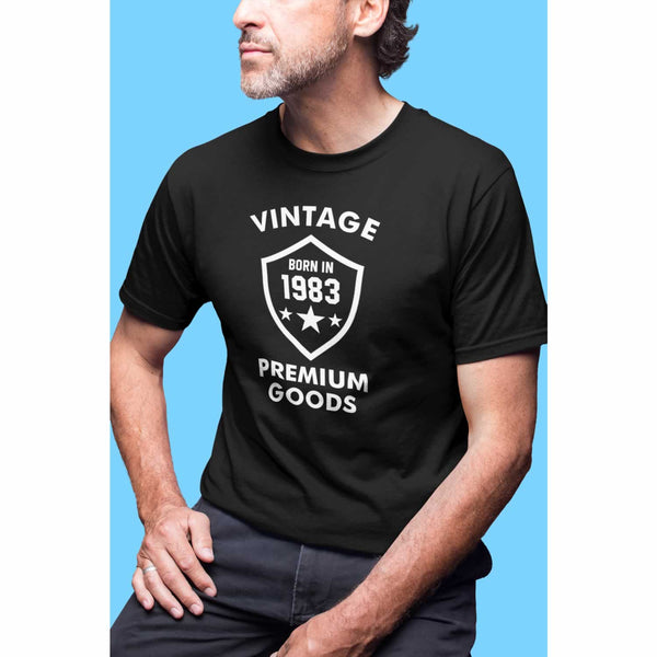 Born In 1983 40th Birthday T Shirt For Men