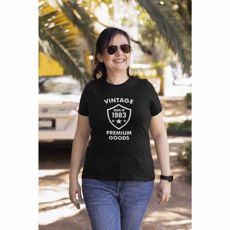 Born In 1983 40th Birthday T Shirt For Women
