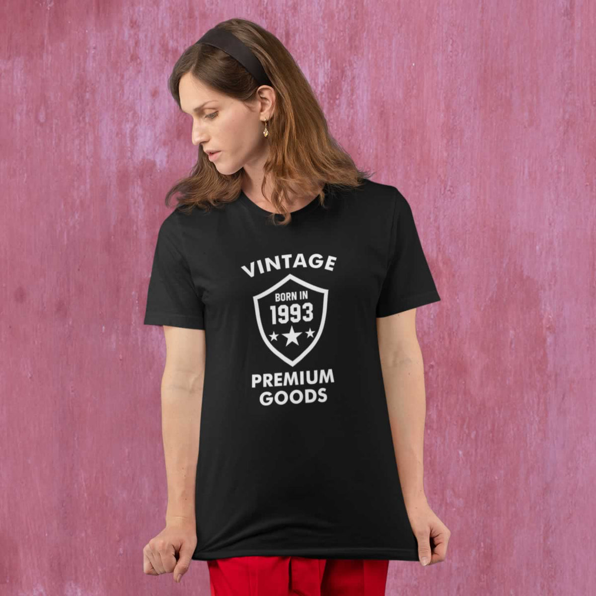 Vintage Premium Born In 1993 T Shirt For Women