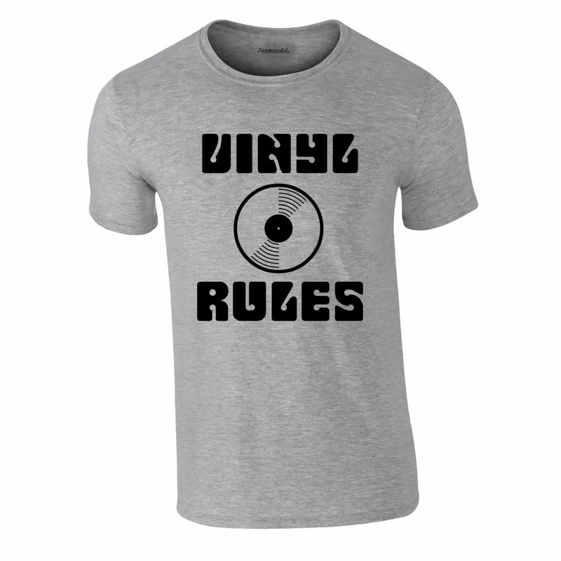 Vinyl Rules 80s Music T Shirt