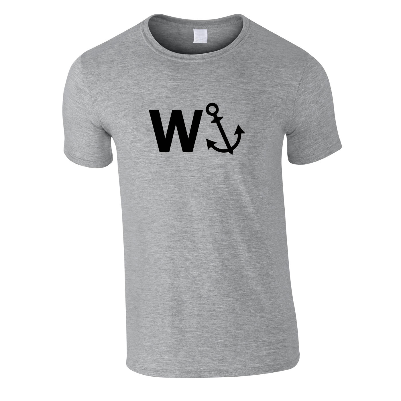 W-Anchor Tee In Grey