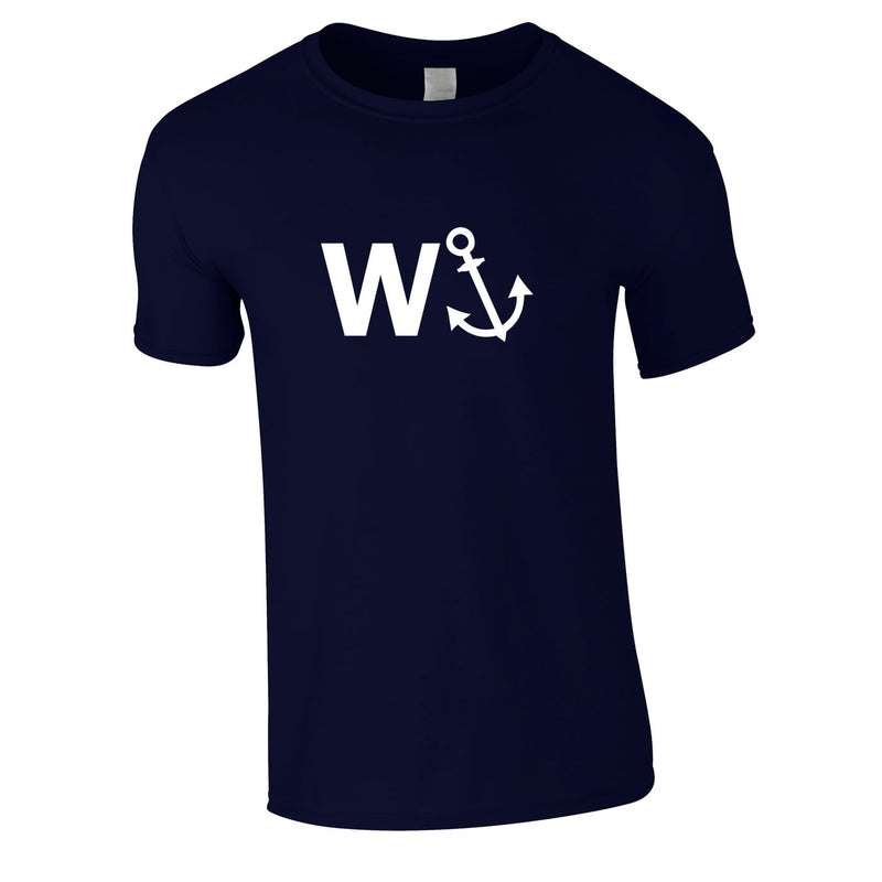 W-Anchor Tee In Navy