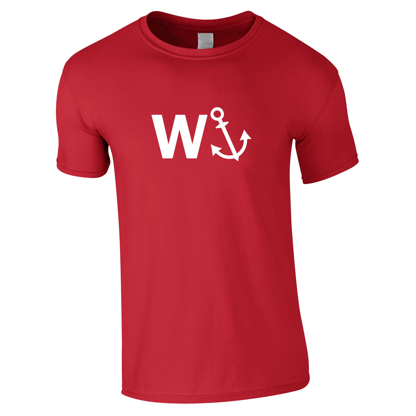 W-Anchor Tee In Red