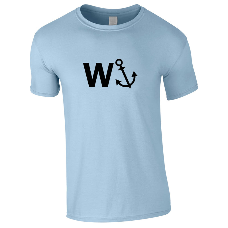 W-Anchor Tee In Sky