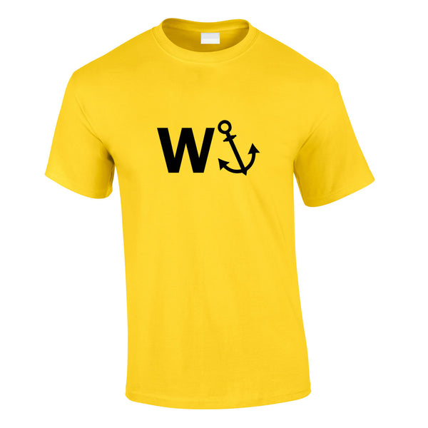 W-Anchor Tee In Yellow