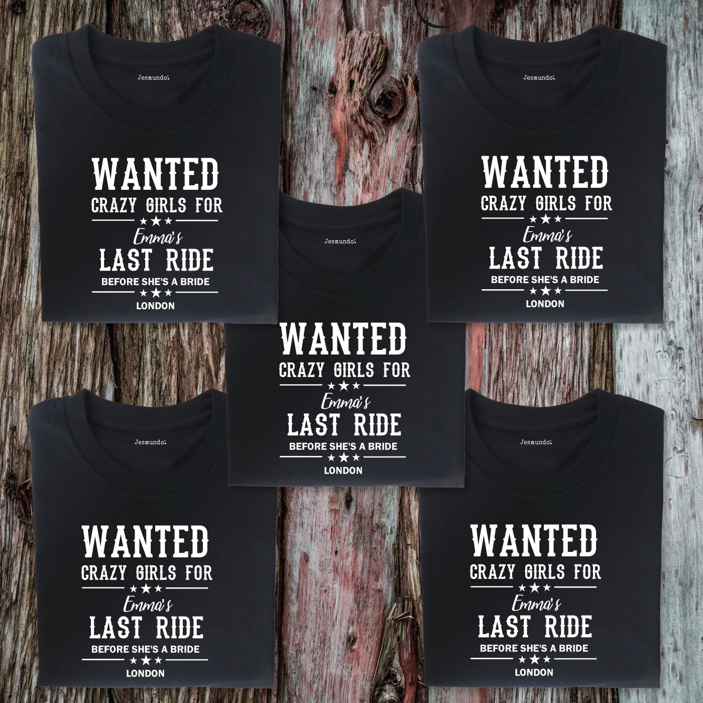 Wanted Poster Hen Party Personalised T Shirts