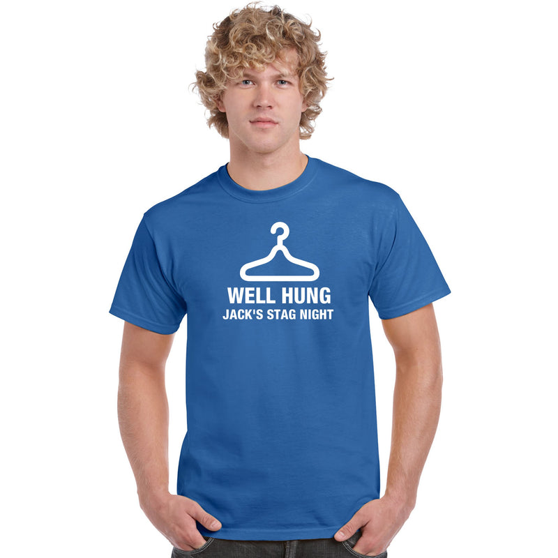 Well Hung Stag Night Custom Printed T Shirts