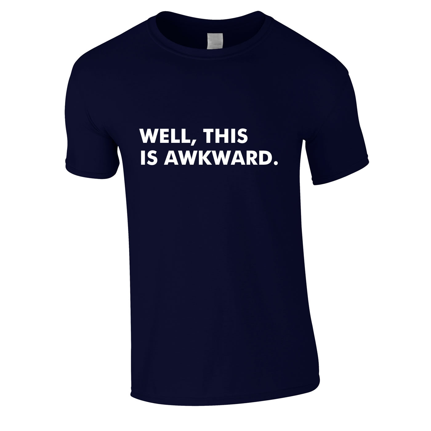Well This Is Awkward Tee In Navy
