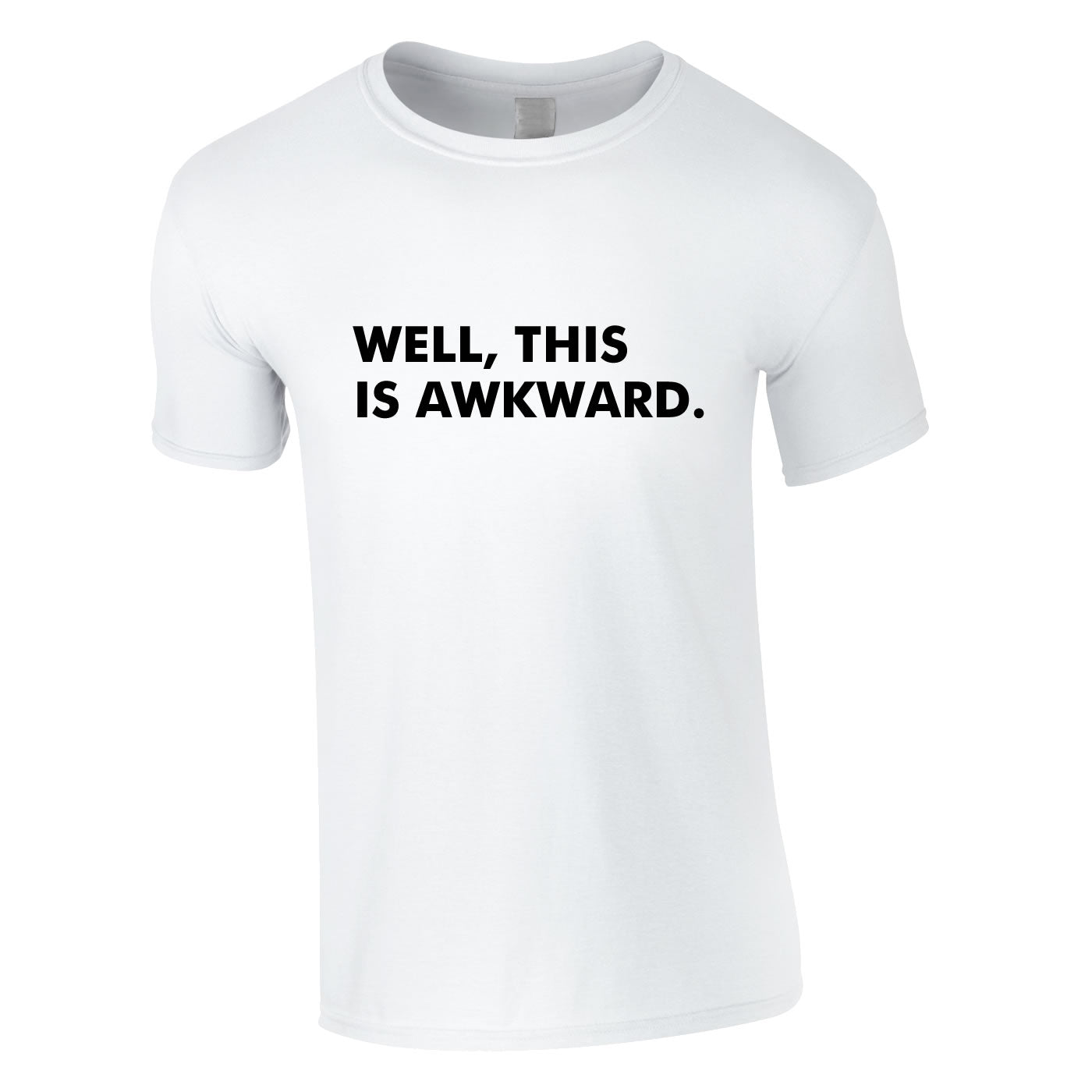 Well This Is Awkward Tee In White