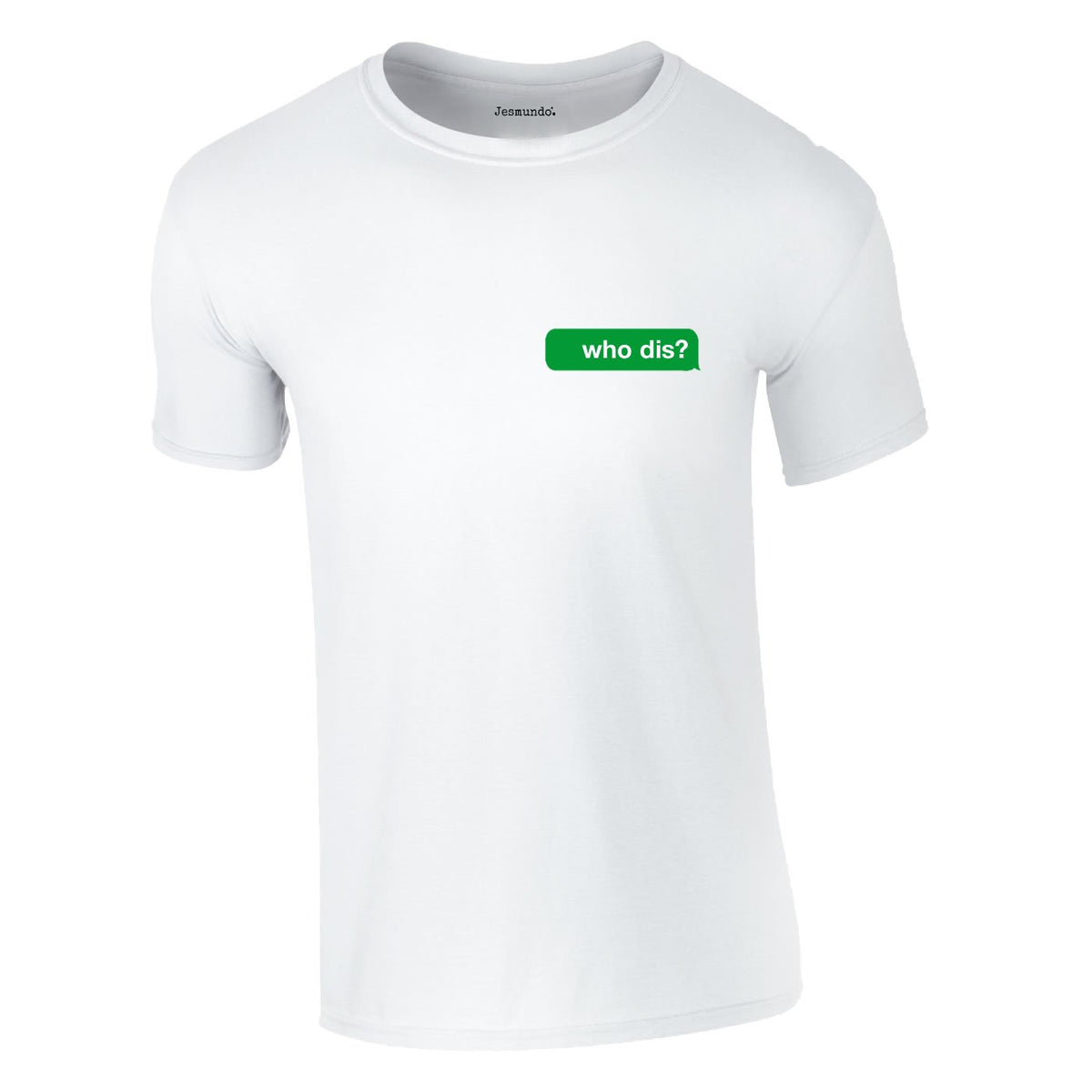 Who Dis Tee In White