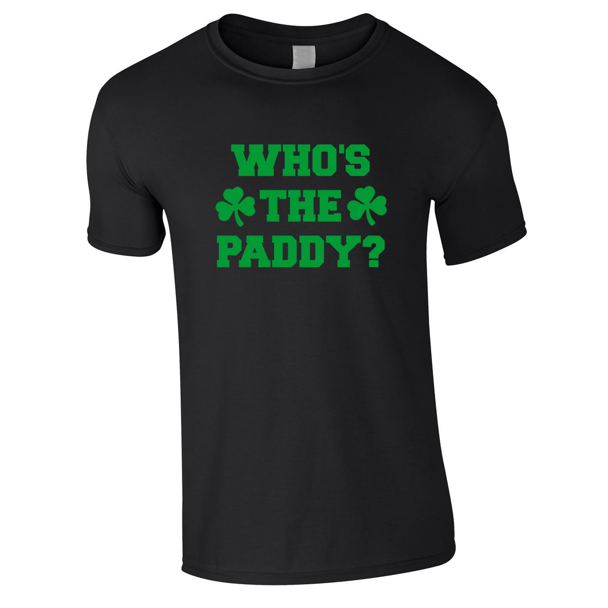Who's The Paddy Tee In Black