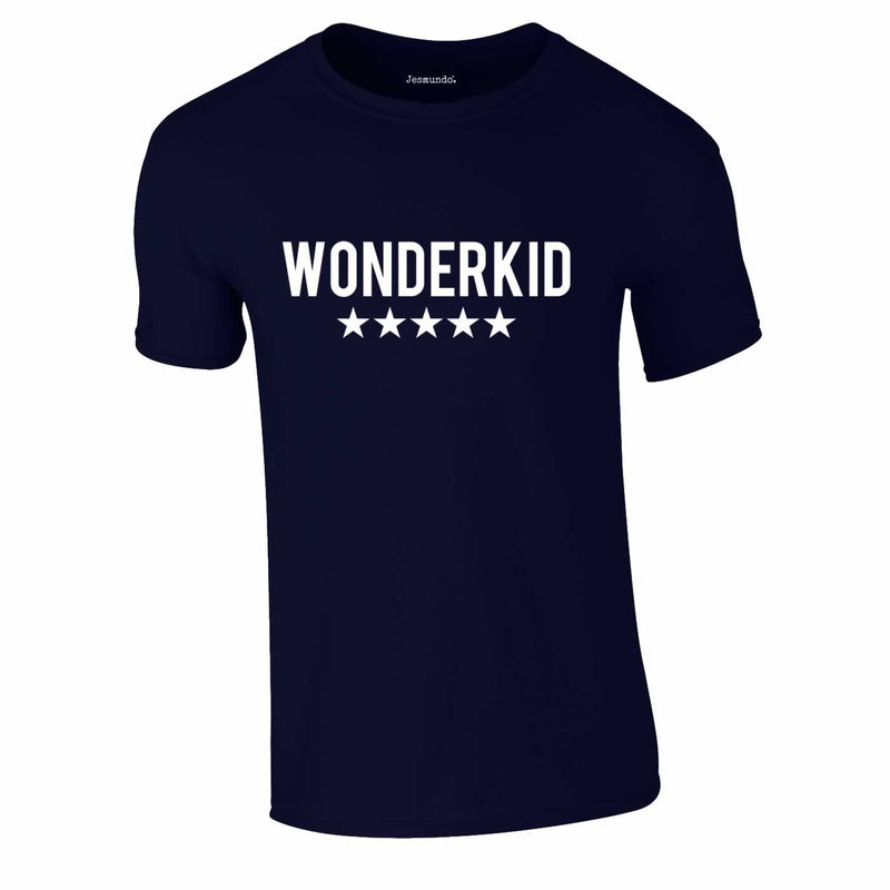 5 Star Wonderkid Football Shirt Navy Blue