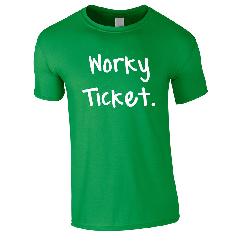 Worky Ticket Men's Tee In Green