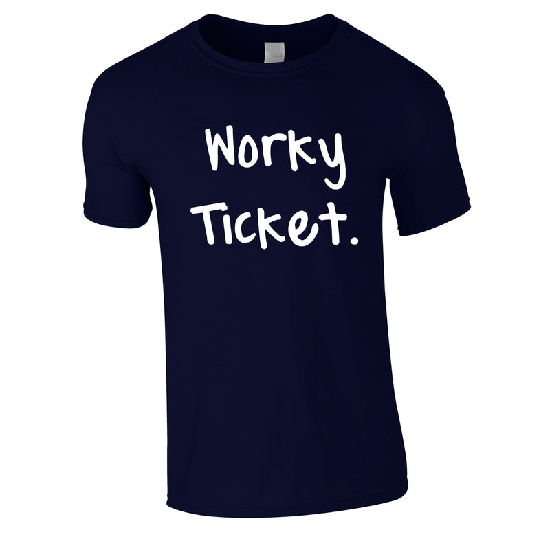 Worky Ticket Men's Tee In Navy