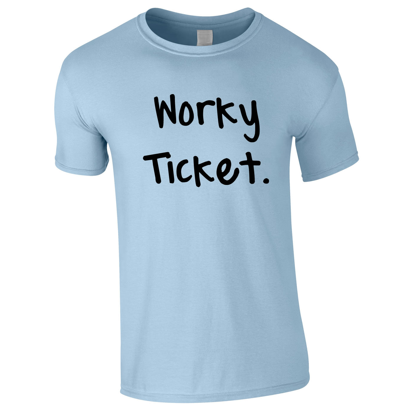 Worky Ticket Men's Tee In Sky
