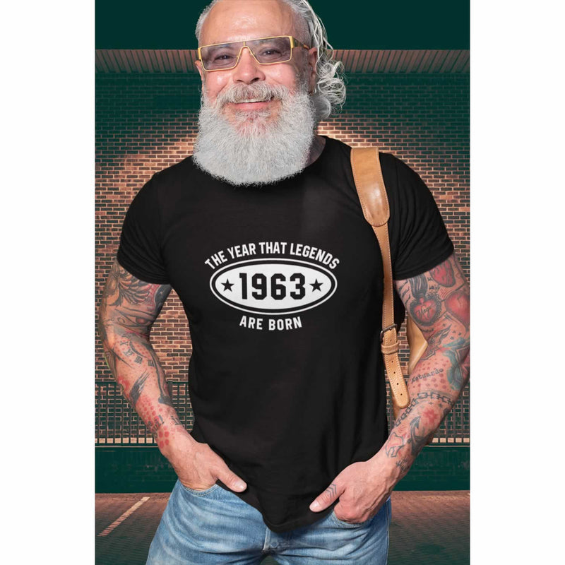 1963 The Year Legends Are Born T-Shirt For Men
