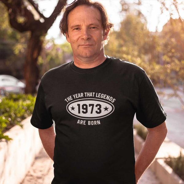1973 Year Legends Are Born T Shirt For Men