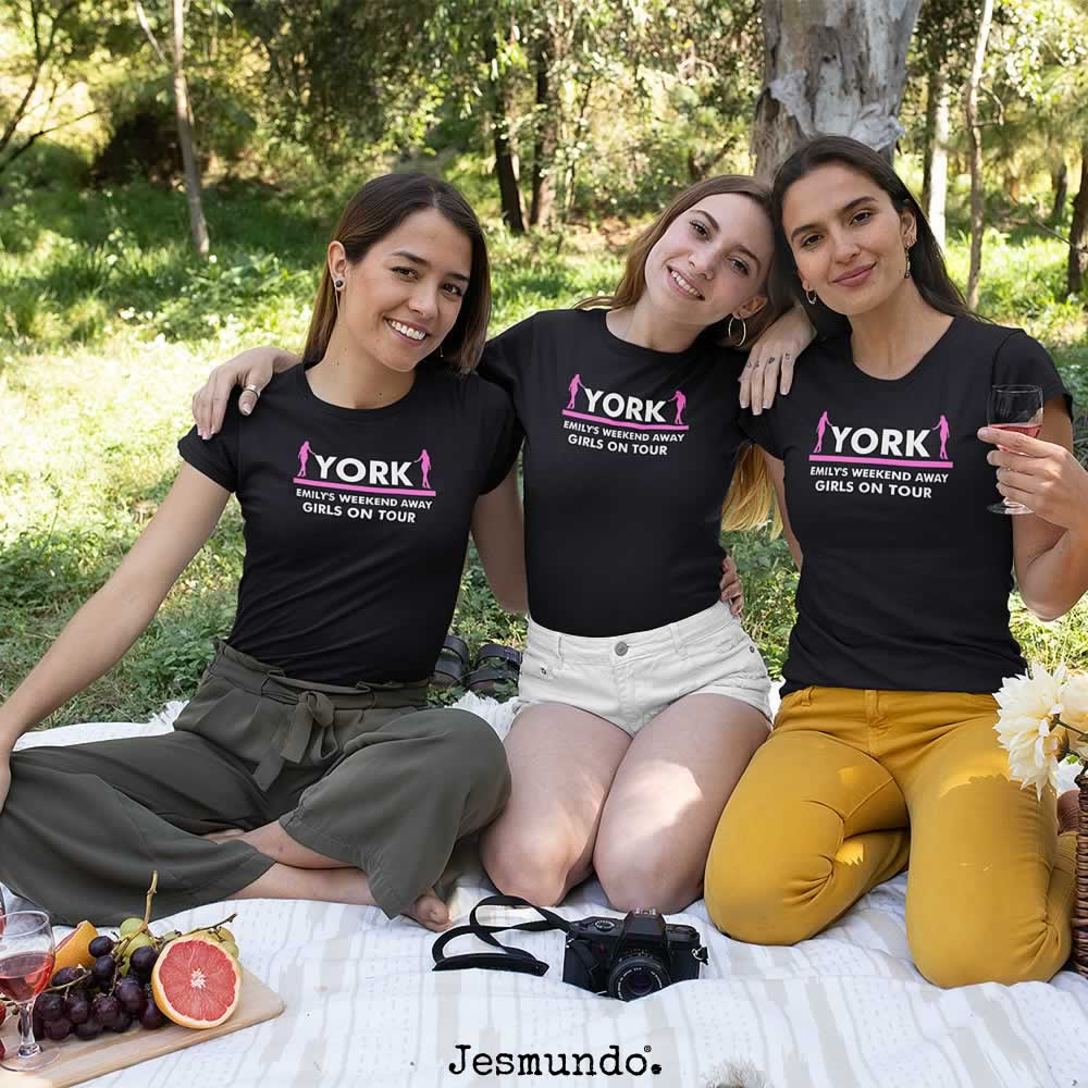 York Girls Weekend T Shirts Custom Printed