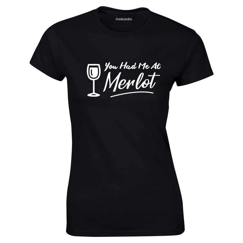 You Had Me At Merlot Women's Top In Black
