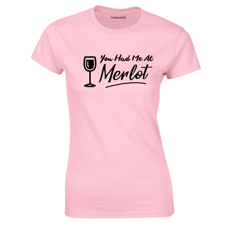 You Had Me At Merlot Women's Top In Pink